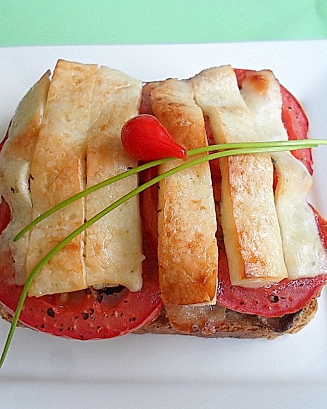 Tomaten – Champignon - Toast