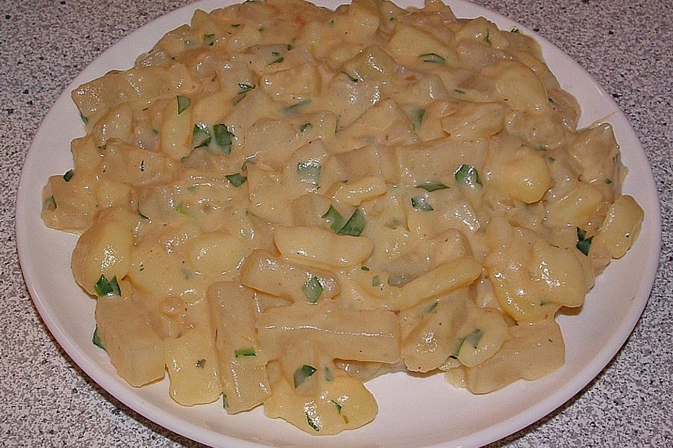 Kohlrabieintopf mit Käse