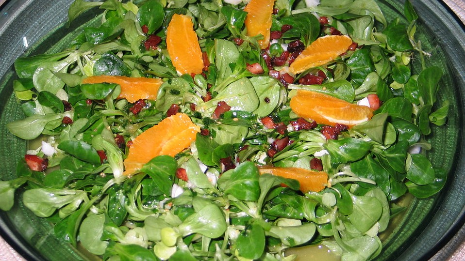Feldsalat mit Orangenvinaigrette von madb Feldsalat mit Orangenvinaigrette von madb