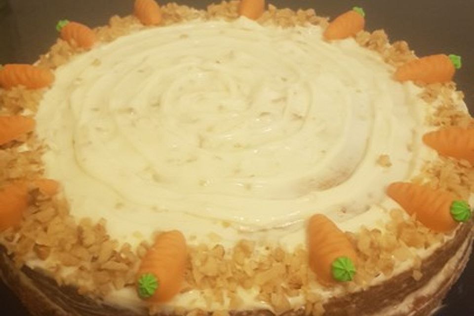 Delicious Cream Cheese Carrot Cake