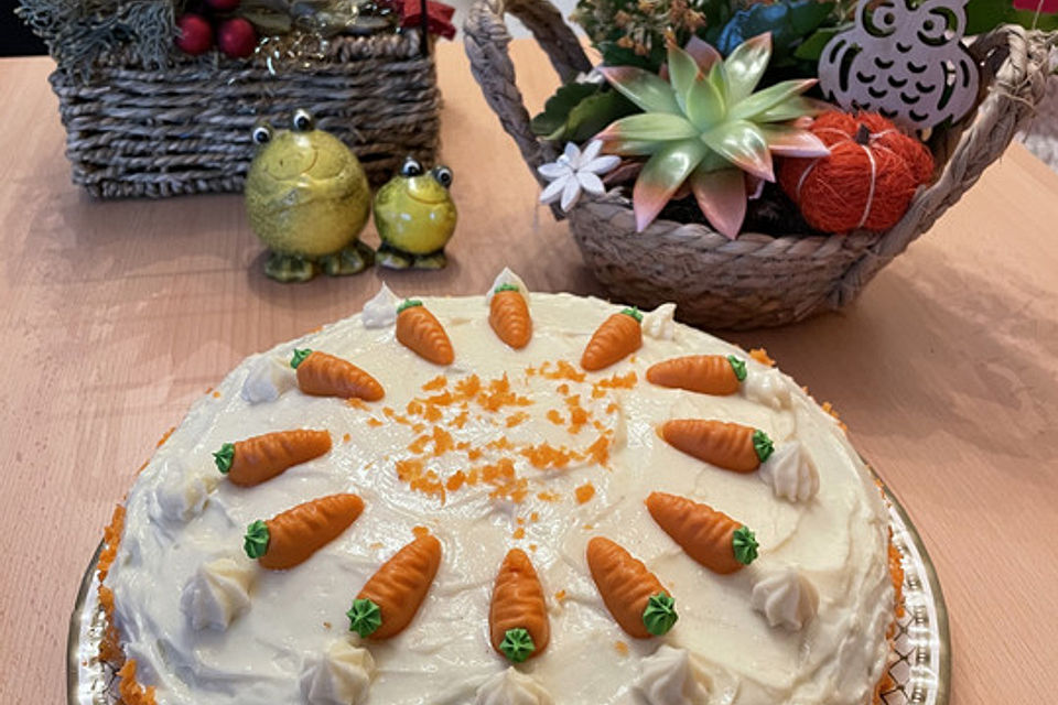 Delicious Cream Cheese Carrot Cake