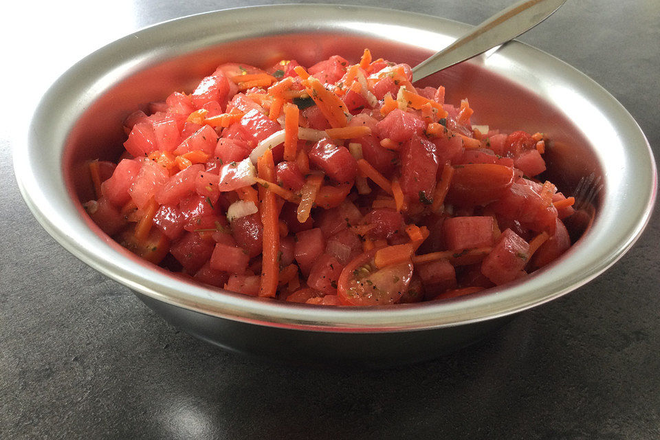 Melone - Tomaten - Salsa