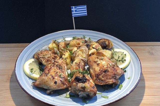 Griechisches Zitronenhühnchen | Chefkoch