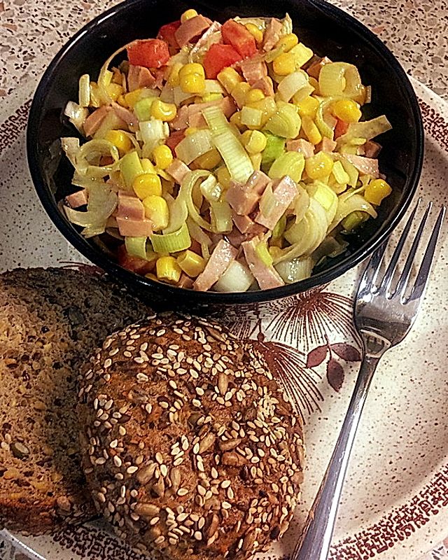 Feuriger Lauch - Salat