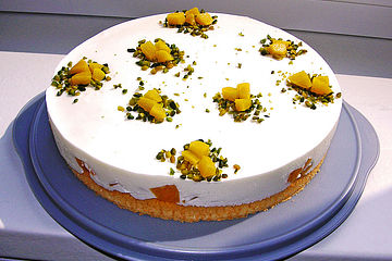 Pfirsich - Spiegelei - Torte