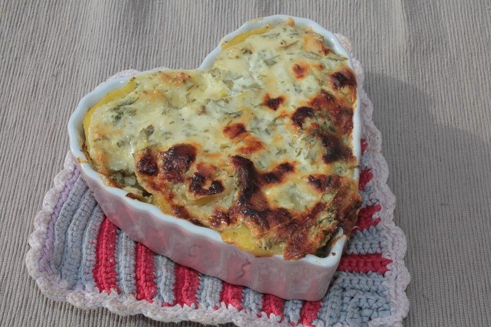 Kartoffel - Lauch - Gratin