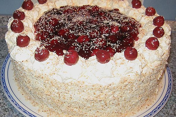 Kokos - Kirsch - Joghurt - Torte | Chefkoch