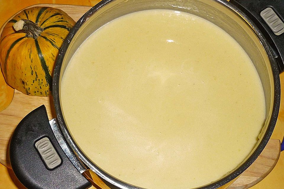 Kürbissuppe mit eigenem Aroma