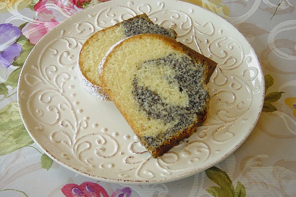 Mohn - Marmorkuchen Mohn - Marmorkuchen