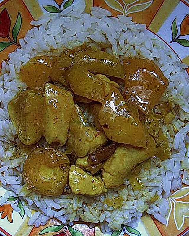 Hähnchen - Curry mit Apfel