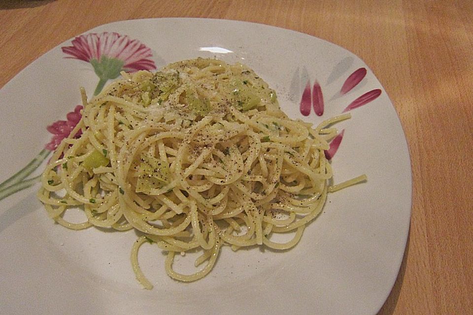 Spaghettini aglio, olio e peperoncino