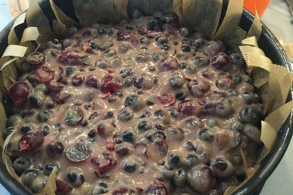 Obstkuchen für Eilige