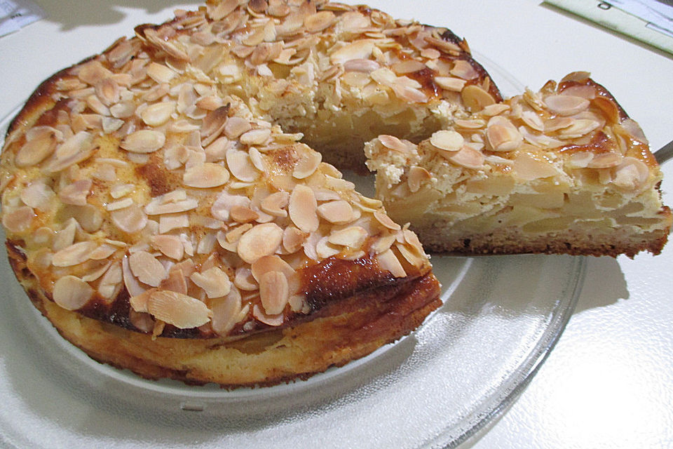 Gewürzter Apfel - Schmandkuchen