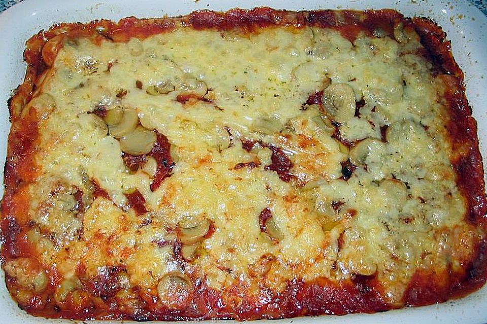 Schnelle Hackfleischpizza