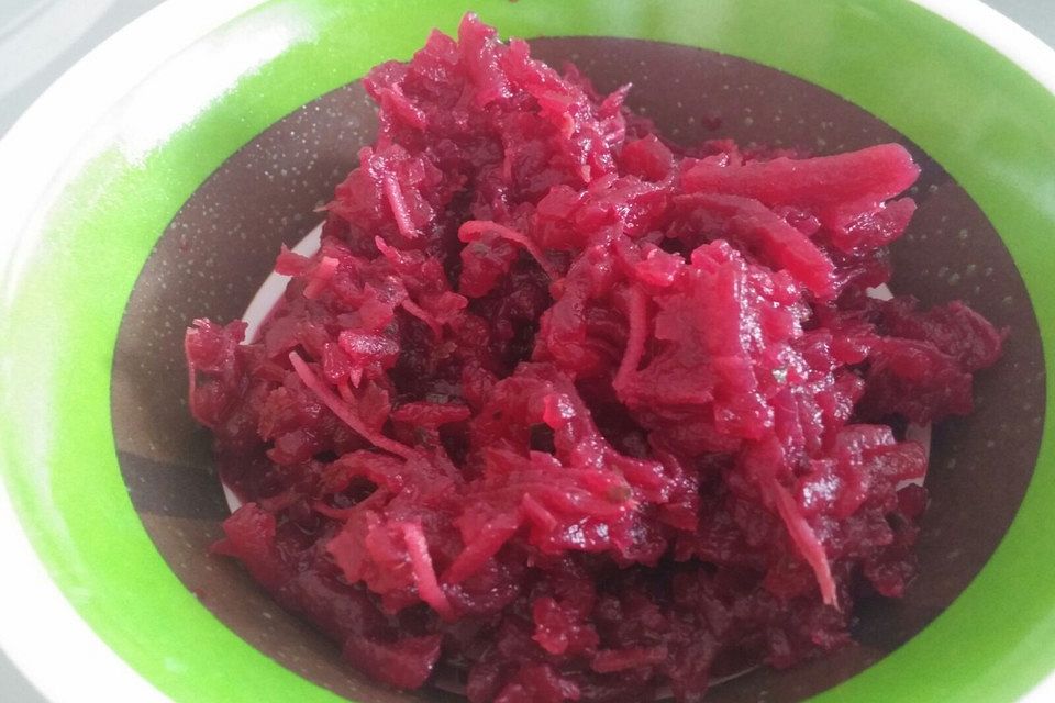 Rote Bete mit Meerrettich Rote Bete mit Meerrettich