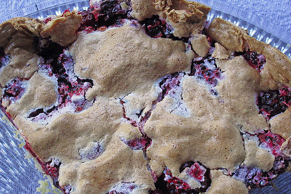 Brombeer - Baiser - Kuchen