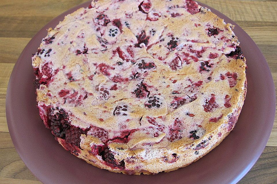 Brombeer - Baiser - Kuchen