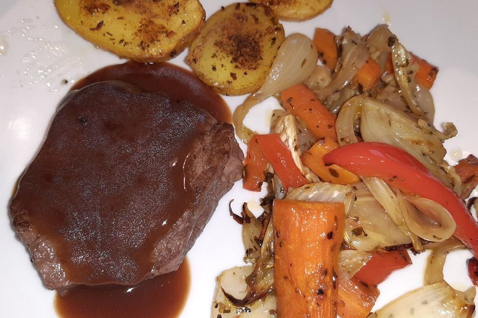 Sauerbraten vom Rinderfilet