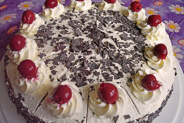 Schnelle Kirschtorte nach Schwarzwälder Art| Chefkoch