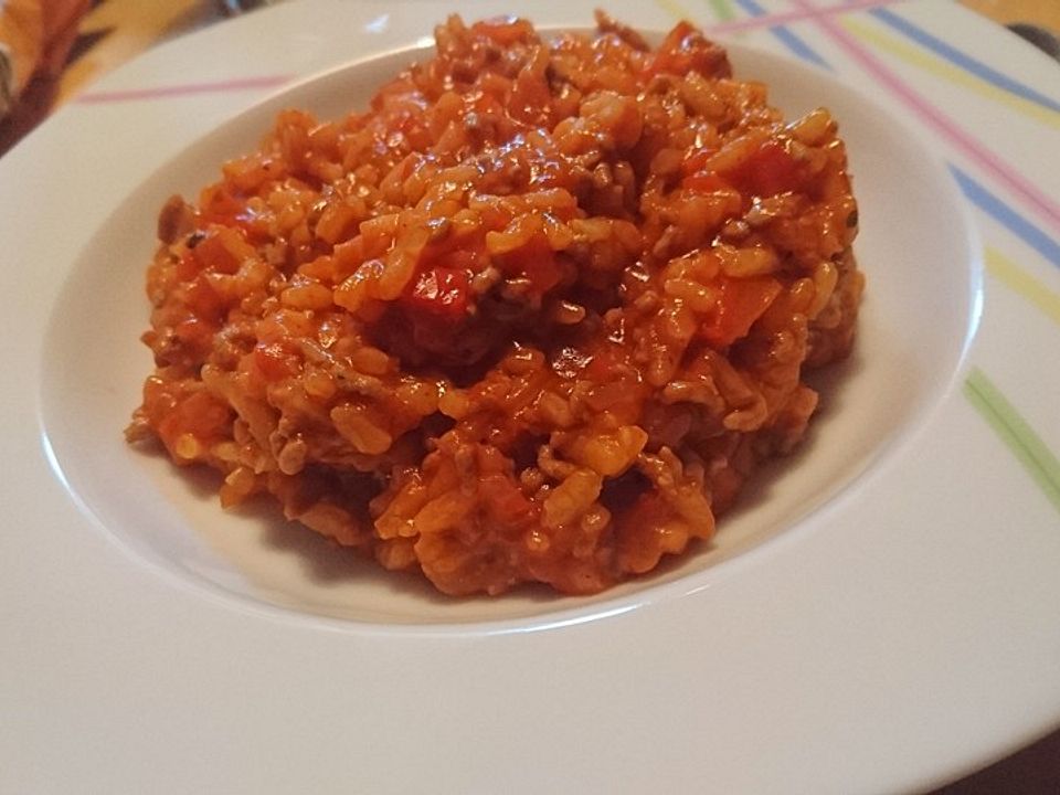 Rotes Hack Risotto von Mekrip Chefkoch