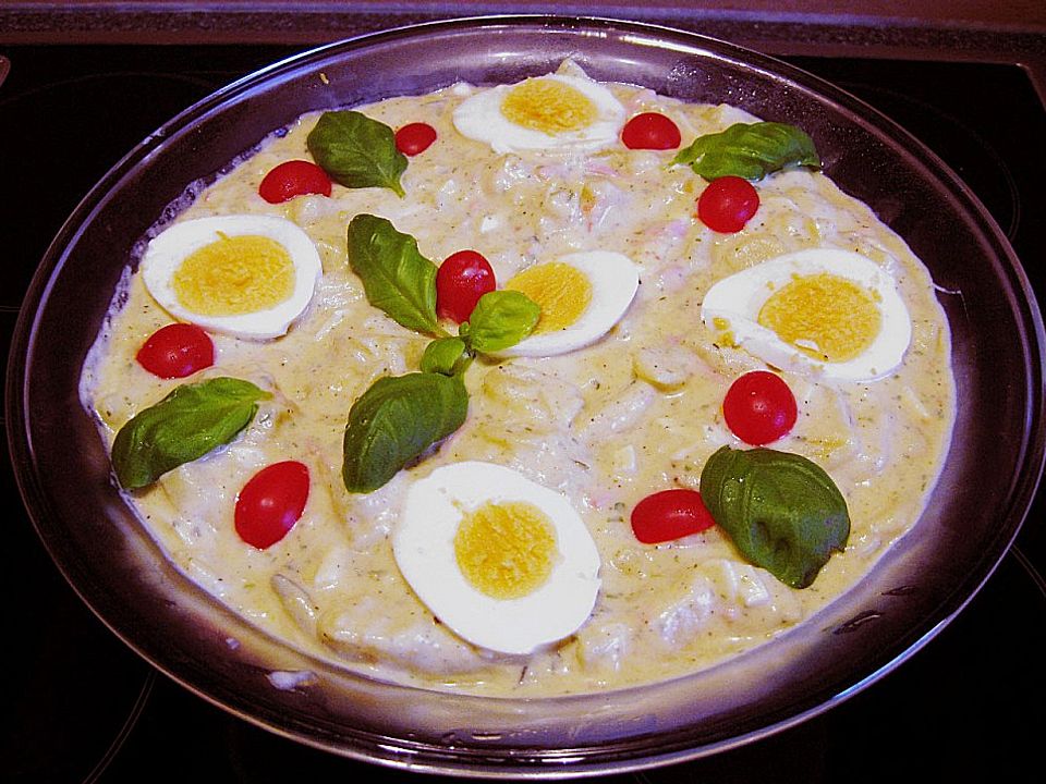 Kartoffelsalat mit Ei und Kräutern von Jetti| Chefkoch