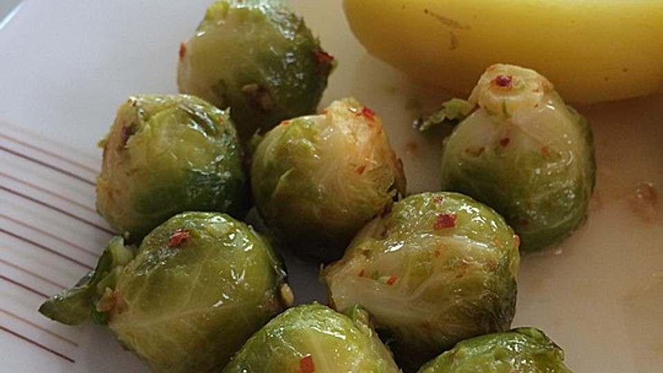 Chili-Rosenkohl mit Knoblauch von haa1959 Chili-Rosenkohl mit Knoblauch von haa1959