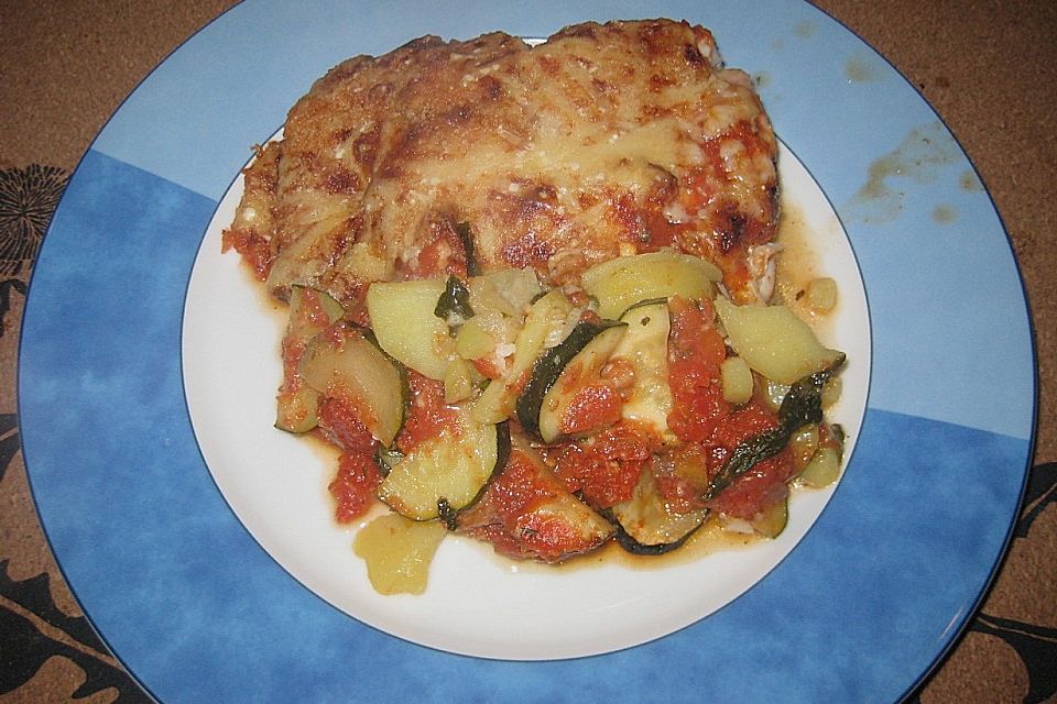 Meckis würzige Kartoffel - Lasagne mit Fisch und Spinat