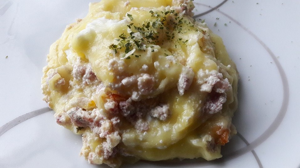 Überbackenes Kartoffelpüree von gudrunsela