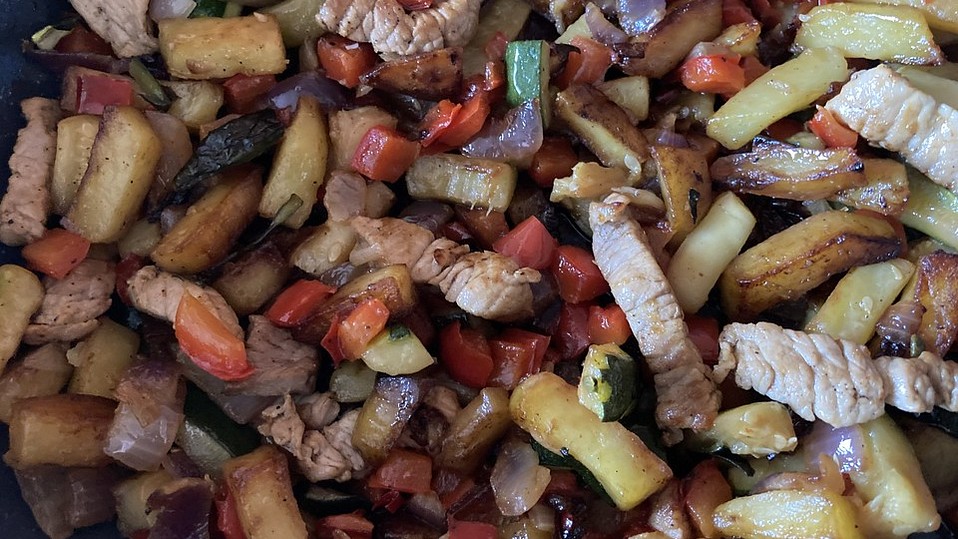 Schnitzelpfanne mit Gemüse von b-engel78 Schnitzelpfanne mit Gemüse von b-engel78