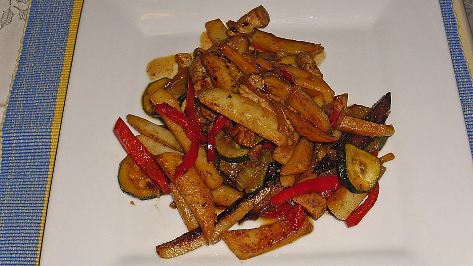 Schnitzelpfanne mit Gemüse von b-engel78 Schnitzelpfanne mit Gemüse von b-engel78