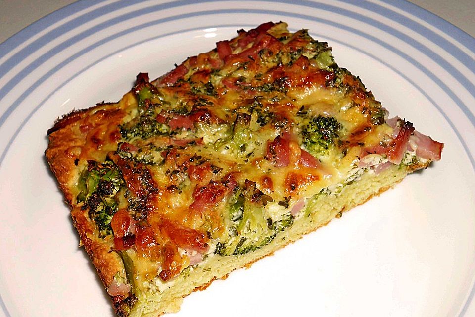 Gemüse - Quiche mit Quark - Öl - Teig