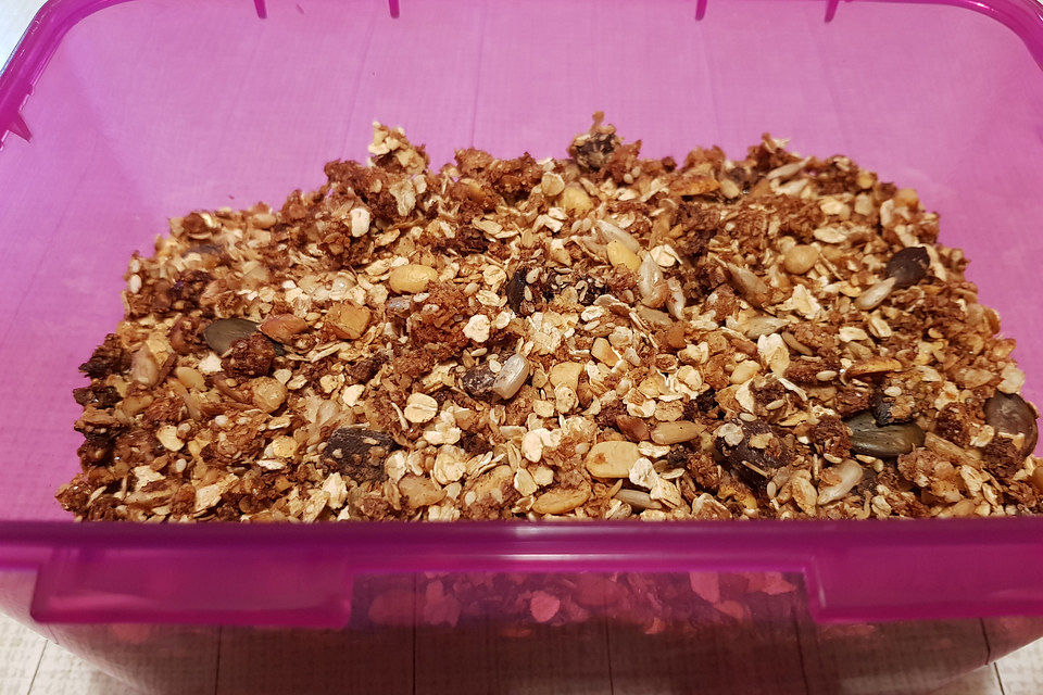 Granola Müsli selbstgebacken