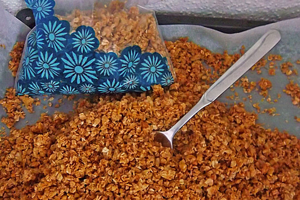 Granola Müsli selbstgebacken