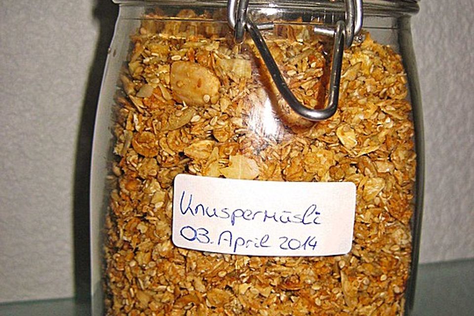 Granola Müsli selbstgebacken