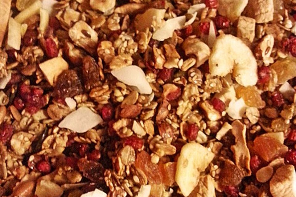 Granola Müsli selbstgebacken