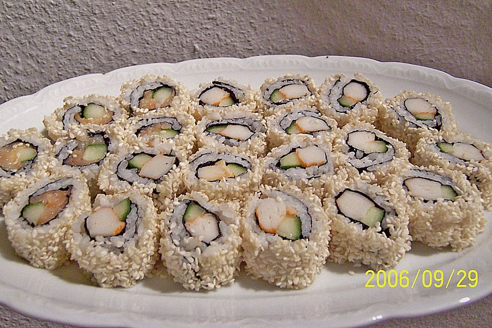 California Rolls inside - out