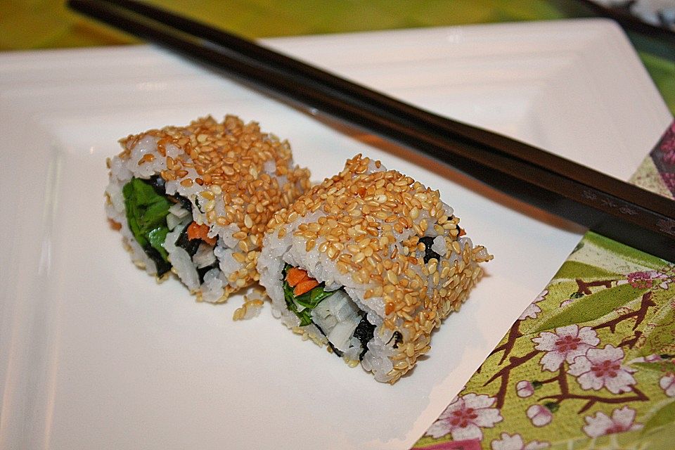 California Rolls inside - out