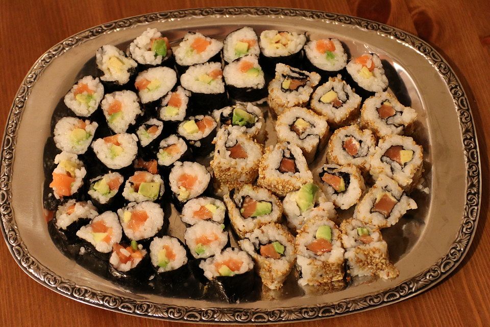 California Rolls inside - out