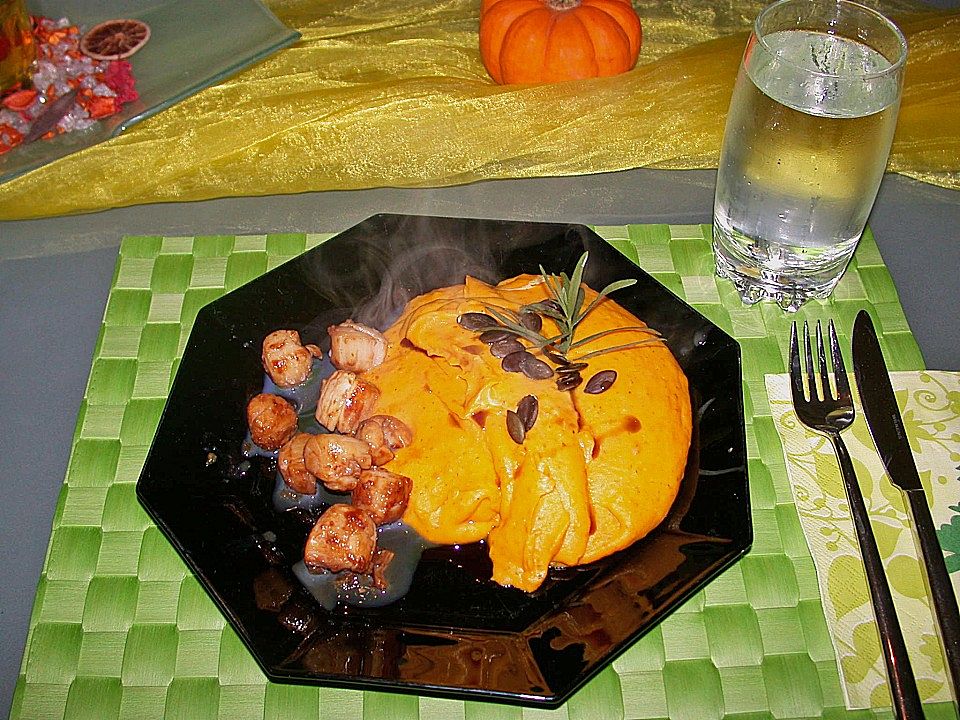 Jakobsmuscheln mit Kürbispüree von Esmeralda25| Chefkoch