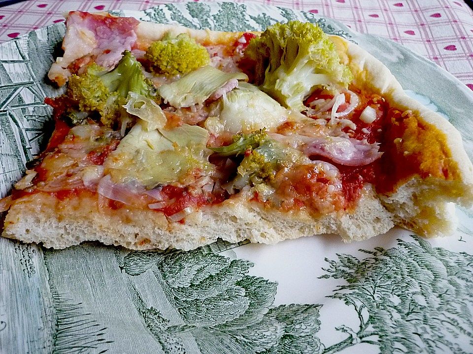 Pizza mit Gemüse von Kralli| Chefkoch