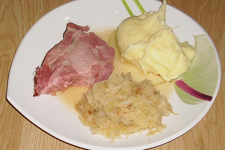 Sauerkraut mit Kassler