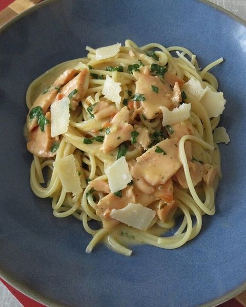 Lachsspaghetti Rezepte | Chefkoch