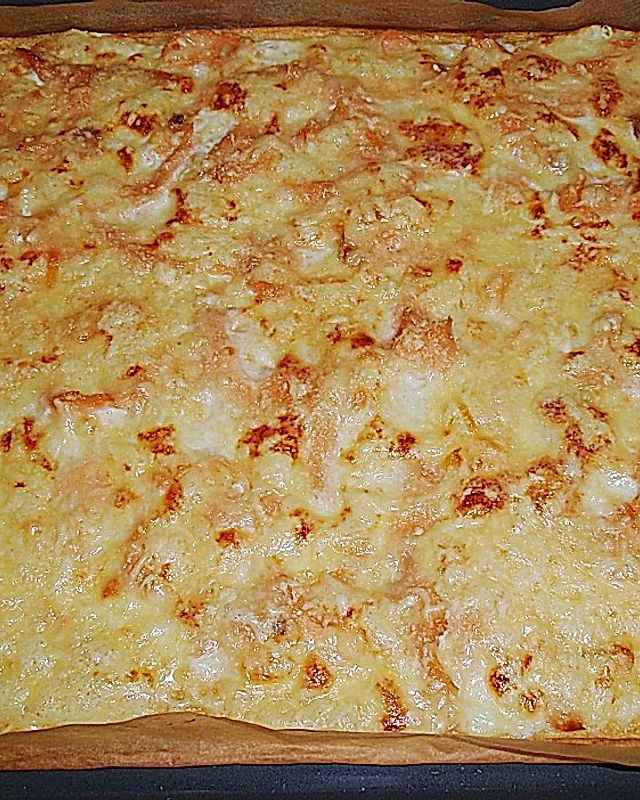Schnelle Kartoffelpizza mit Lachs