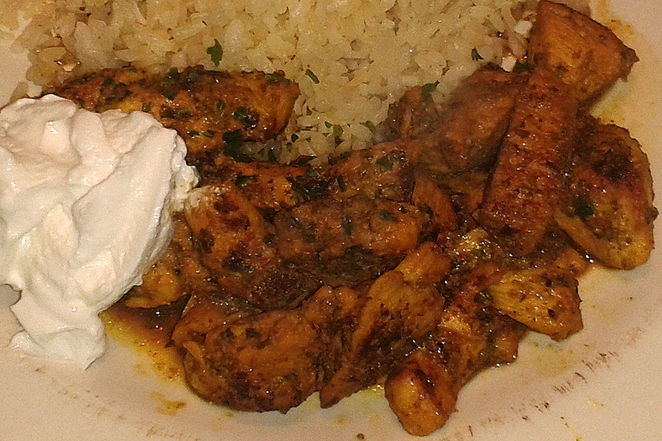 Huhn mit Zitronen und Gewürzen aus dem Libanon