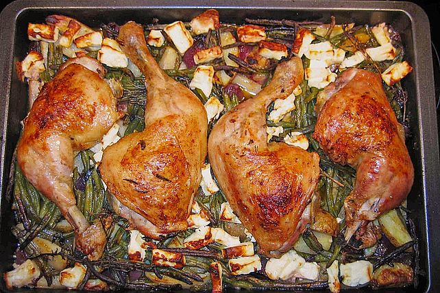 Huhn auf griechische Art| Chefkoch