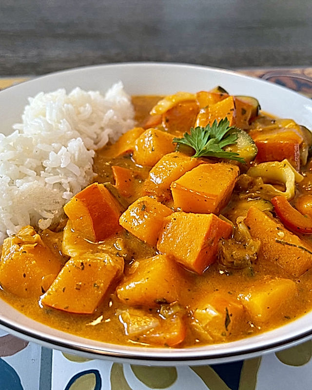 Kokos - Kürbis - Curry