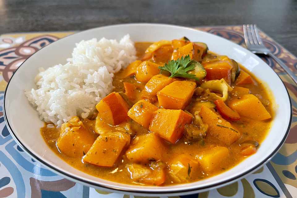 Kokos - Kürbis - Curry