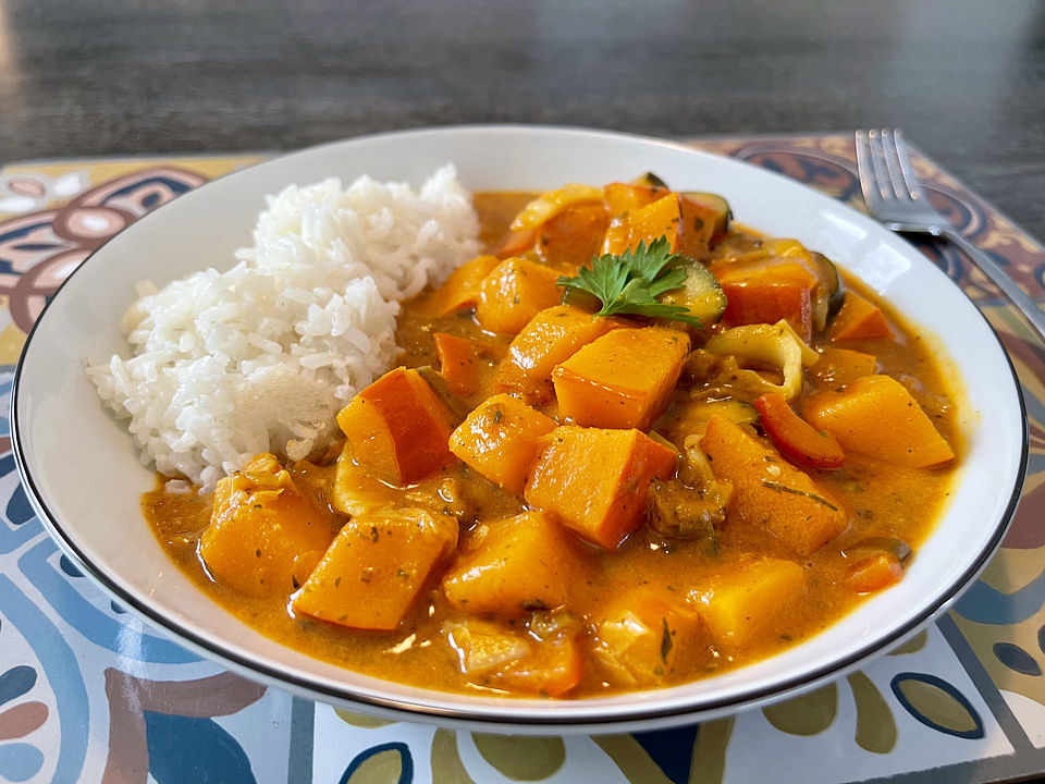 Kokos - Kürbis - Curry von monddrache| Chefkoch