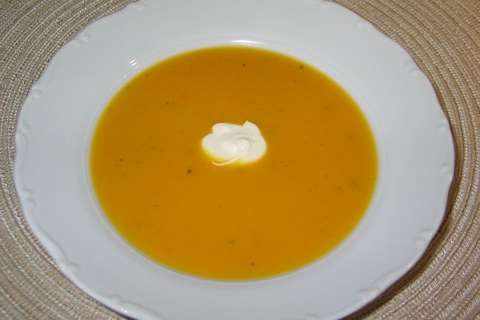 Herbstliche Kürbissuppe