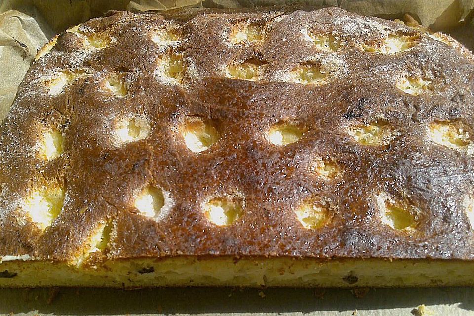 Ostpreußischer Hefe - Quark - Kuchen